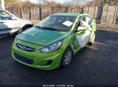 2013 HYUNDAI ACCENT GS Green  Gasoline KMHCT5AE5DU082507 photo #3