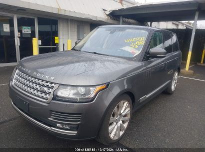 2017 LAND ROVER RANGE ROVER 5.0L V8 SUPERCHARGED Gray  Gasoline SALGS2FE7HA336623 photo #3