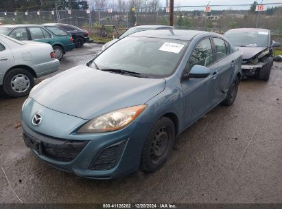 2011 MAZDA MAZDA3 I SPORT Blue  Gasoline JM1BL1UG0B1473701 photo #3