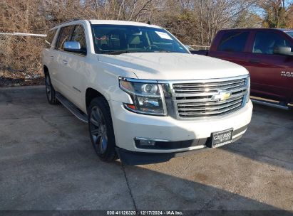 2015 CHEVROLET SUBURBAN 1500 LTZ White  Gasoline 1GNSCKKCXFR254488 photo #1