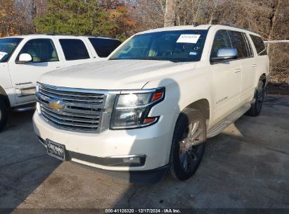 2015 CHEVROLET SUBURBAN 1500 LTZ White  Gasoline 1GNSCKKCXFR254488 photo #3