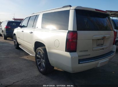 2015 CHEVROLET SUBURBAN 1500 LTZ White  Gasoline 1GNSCKKCXFR254488 photo #4