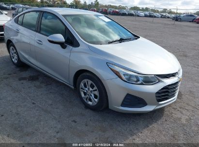 2019 CHEVROLET CRUZE LS Silver  Gasoline 1G1BC5SM3K7109536 photo #1