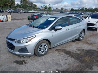 2019 CHEVROLET CRUZE LS Silver  Gasoline 1G1BC5SM3K7109536 photo #3