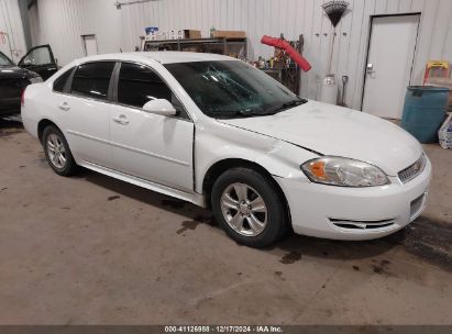 2014 CHEVROLET IMPALA LIMITED LS White  Gasoline 2G1WA5E36E1137066 photo #1