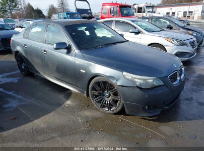 2008 BMW 550I Gray  Gasoline WBANW53588CT49682 photo #1