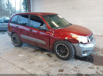 2005 TOYOTA RAV4 Red  Gasoline JTEGD20V850079298 photo #1