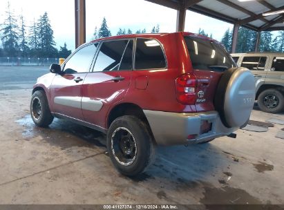 2005 TOYOTA RAV4 Red  Gasoline JTEGD20V850079298 photo #4