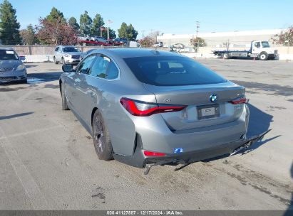 2024 BMW I4 EDRIVE40 Gray  Electric WBY73AW05RFT33063 photo #4