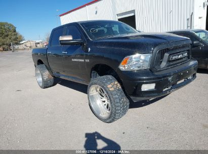 2012 RAM 1500 SLT Black crew pic gas 1C6RD6LT2CS323891 photo #1