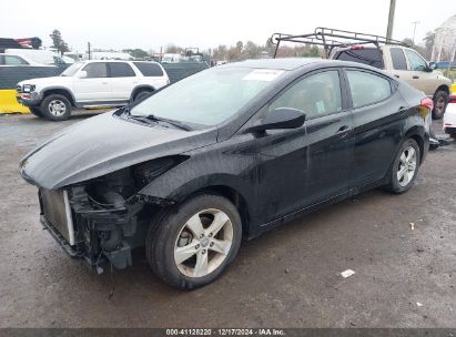 2013 HYUNDAI ELANTRA GLS Black  Gasoline KMHDH4AE0DU851916 photo #3