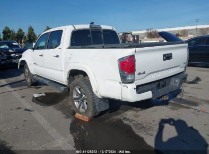 2016 TOYOTA TACOMA LIMITED White  Gasoline 3TMGZ5AN2GM016106 photo #4