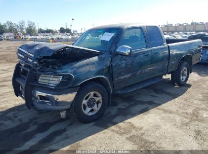 2000 TOYOTA TUNDRA SR5 V8 Green  Gasoline 5TBRT3414YS050601 photo #3