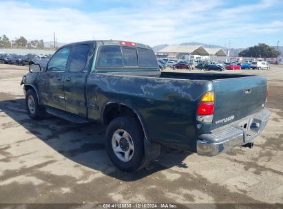 2000 TOYOTA TUNDRA SR5 V8 Green  Gasoline 5TBRT3414YS050601 photo #4