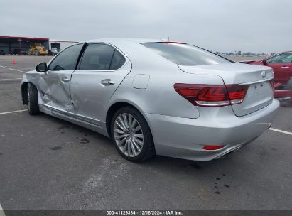 2013 LEXUS LS 460 Silver  Gasoline JTHBL5EF6D5114974 photo #4