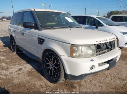 2009 LAND ROVER RANGE ROVER SPORT HSE White  Gasoline SALSK254X9A208719 photo #1