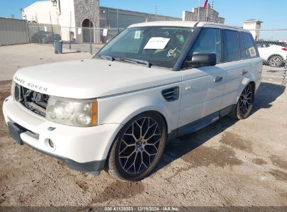 2009 LAND ROVER RANGE ROVER SPORT HSE White  Gasoline SALSK254X9A208719 photo #3