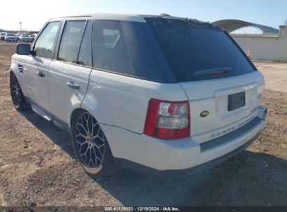 2009 LAND ROVER RANGE ROVER SPORT HSE White  Gasoline SALSK254X9A208719 photo #4