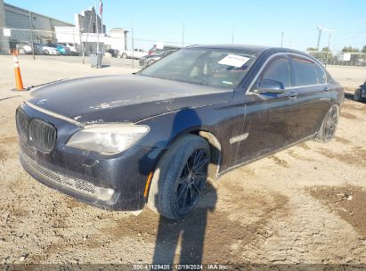 2012 BMW 750LI XDRIVE Blue  Gasoline WBAKC8C59CC436321 photo #3