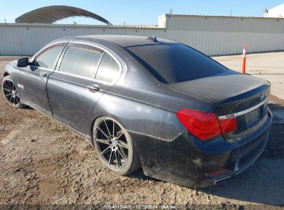 2012 BMW 750LI XDRIVE Blue  Gasoline WBAKC8C59CC436321 photo #4