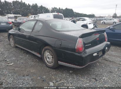 2000 CHEVROLET MONTE CARLO LS Black  Gasoline 2G1WW12E9Y9202384 photo #4