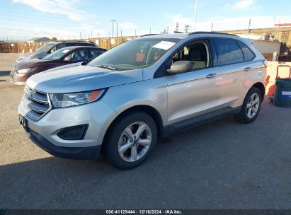 2017 FORD EDGE SE Silver  Gasoline 2FMPK4G92HBB88868 photo #3