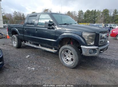 2012 FORD F-350 LARIAT Black  Diesel 1FT8W3BT9CEA86099 photo #1