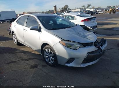 2016 TOYOTA COROLLA LE Silver  Gasoline 5YFBURHE0GP504579 photo #1