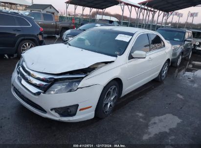 2011 FORD FUSION SE White  Gasoline 3FAHP0HA1BR113010 photo #3