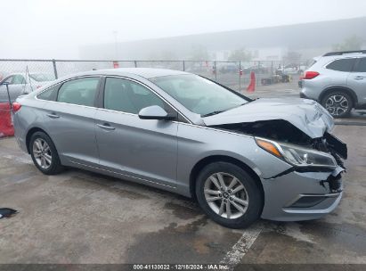 2016 HYUNDAI SONATA SE White  Gasoline 5NPE24AF7GH267806 photo #1