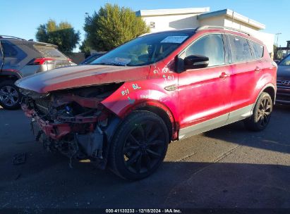 2017 FORD ESCAPE TITANIUM Red  Gasoline 1FMCU0JD5HUA94654 photo #3