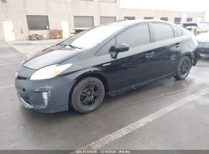 2012 TOYOTA PRIUS THREE Black  Hybrid JTDKN3DU6C5440403 photo #3