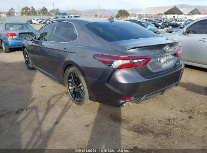 2022 TOYOTA CAMRY XSE Gray  gas 4T1K61AKXNU017882 photo #4