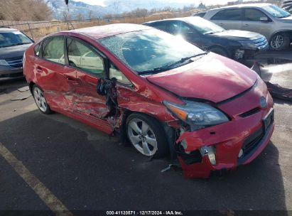 2012 TOYOTA PRIUS Red  Hybrid JTDKN3DUXC5410157 photo #1