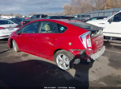 2012 TOYOTA PRIUS Red  Hybrid JTDKN3DUXC5410157 photo #4