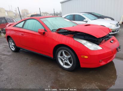 2000 TOYOTA CELICA GTS Red  Gasoline JTDDY32T8Y0034279 photo #1