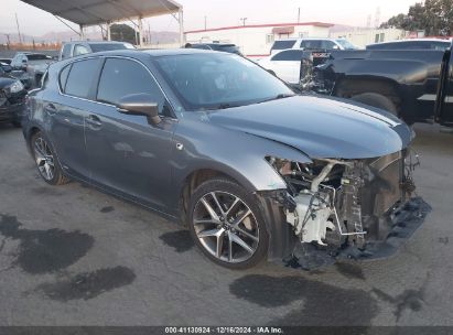 2014 LEXUS CT 200H Gray  Hybrid JTHKD5BH0E2188753 photo #1