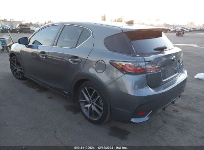 2014 LEXUS CT 200H Gray  Hybrid JTHKD5BH0E2188753 photo #4