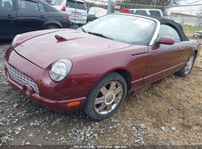 2004 FORD THUNDERBIRD Burgundy  Gasoline 1FAHP60A64Y100871 photo #3