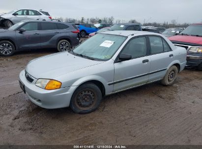 2000 MAZDA PROTEGE DX/LX Silver  Gasoline JM1BJ2227YO296243 photo #3