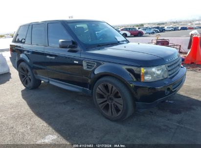 2009 LAND ROVER RANGE ROVER SPORT HSE Black  Gasoline SALSK25429A203384 photo #1