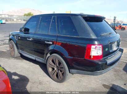 2009 LAND ROVER RANGE ROVER SPORT HSE Black  Gasoline SALSK25429A203384 photo #4