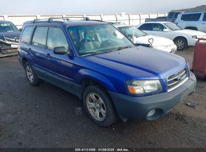 2003 SUBARU FORESTER X Blue  Gasoline JF1SG63623H710018 photo #1