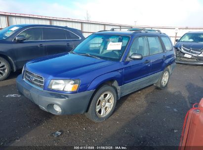 2003 SUBARU FORESTER X Blue  Gasoline JF1SG63623H710018 photo #3