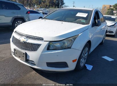 2013 CHEVROLET CRUZE LS AUTO White  gas 1G1PA5SG1D7107647 photo #3