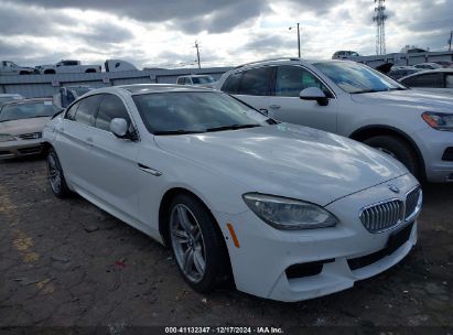 2013 BMW 650I GRAN COUPE XDRIVE White  Gasoline WBA6B4C51DD098342 photo #1