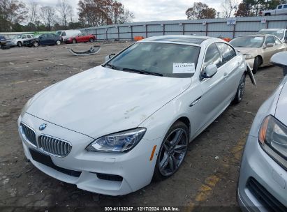 2013 BMW 650I GRAN COUPE XDRIVE White  Gasoline WBA6B4C51DD098342 photo #3