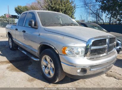 2004 DODGE RAM 1500 SLT/LARAMIE Silver  Gasoline 1D7HA18N74S765633 photo #1