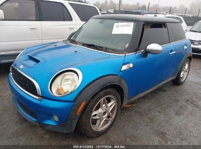 2007 MINI COOPER S Blue  Gasoline WMWMF73557TL86792 photo #3