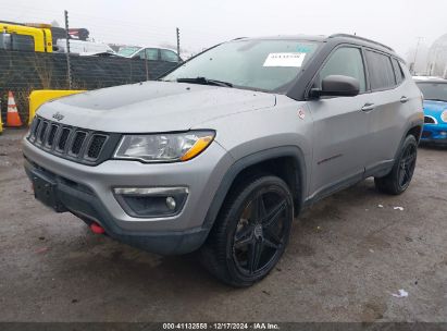 2018 JEEP COMPASS TRAILHAWK 4X4 Gray  Gasoline 3C4NJDDB7JT199204 photo #3